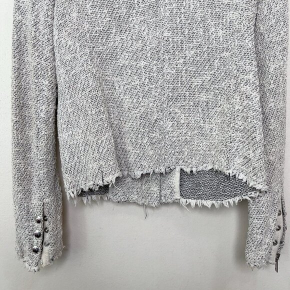 IRO Womens Size 1 Xsmall Agnete Tweed Zip Jacket - Picture 11 of 14